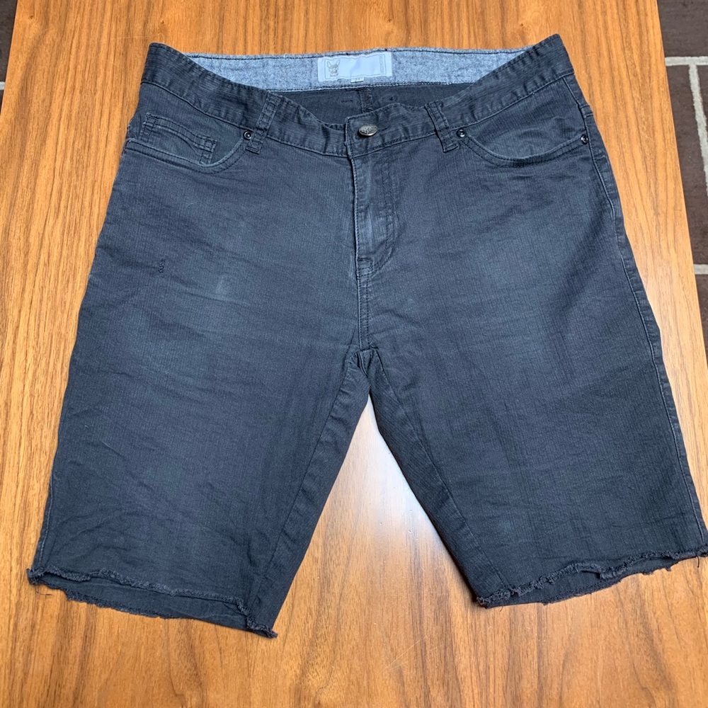 Brick & Mortar brand black jean shorts